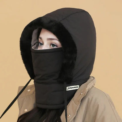 FrostShield | Warm Gebreide Beanie met Volledige Gezichtsbescherming