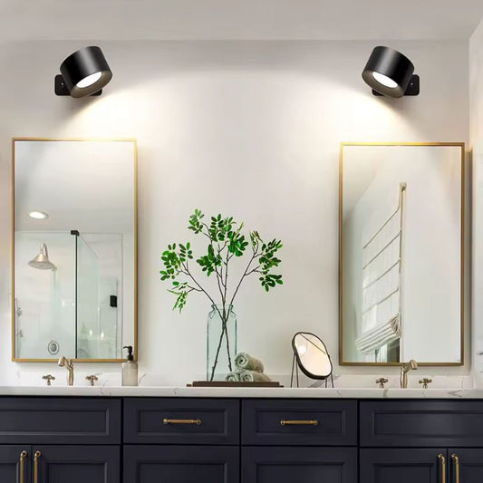 LumoGlow | Applique LED Murale Sans Fil à Intensité Réglable avec Télécommande