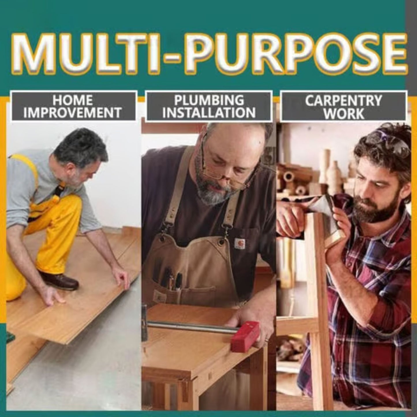 AnglePro | Outil 2-en-1 de Coupe et de Mesure pour des Joints Parfaits