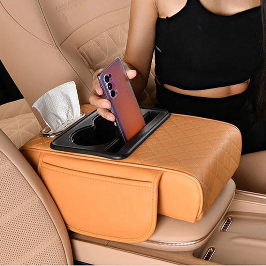 DriveEase | Coussin d’Accoudoir Auto Multifonction