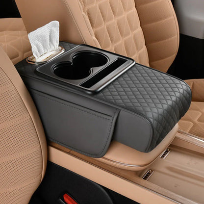 DriveEase | Coussin d’Accoudoir Auto Multifonction