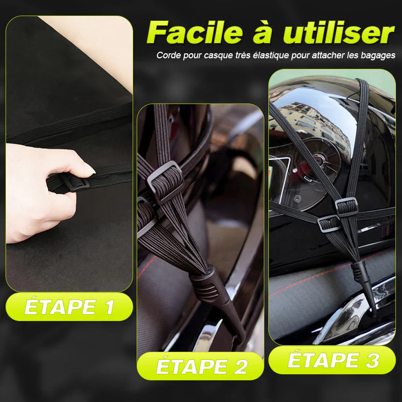 GripCord | Sandow Élastique Premium pour Transport Sécurisé