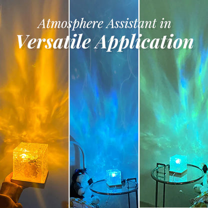 AquaGlow | Projecteur de Lumière Ondulante pour une Ambiance Magique à la Maison